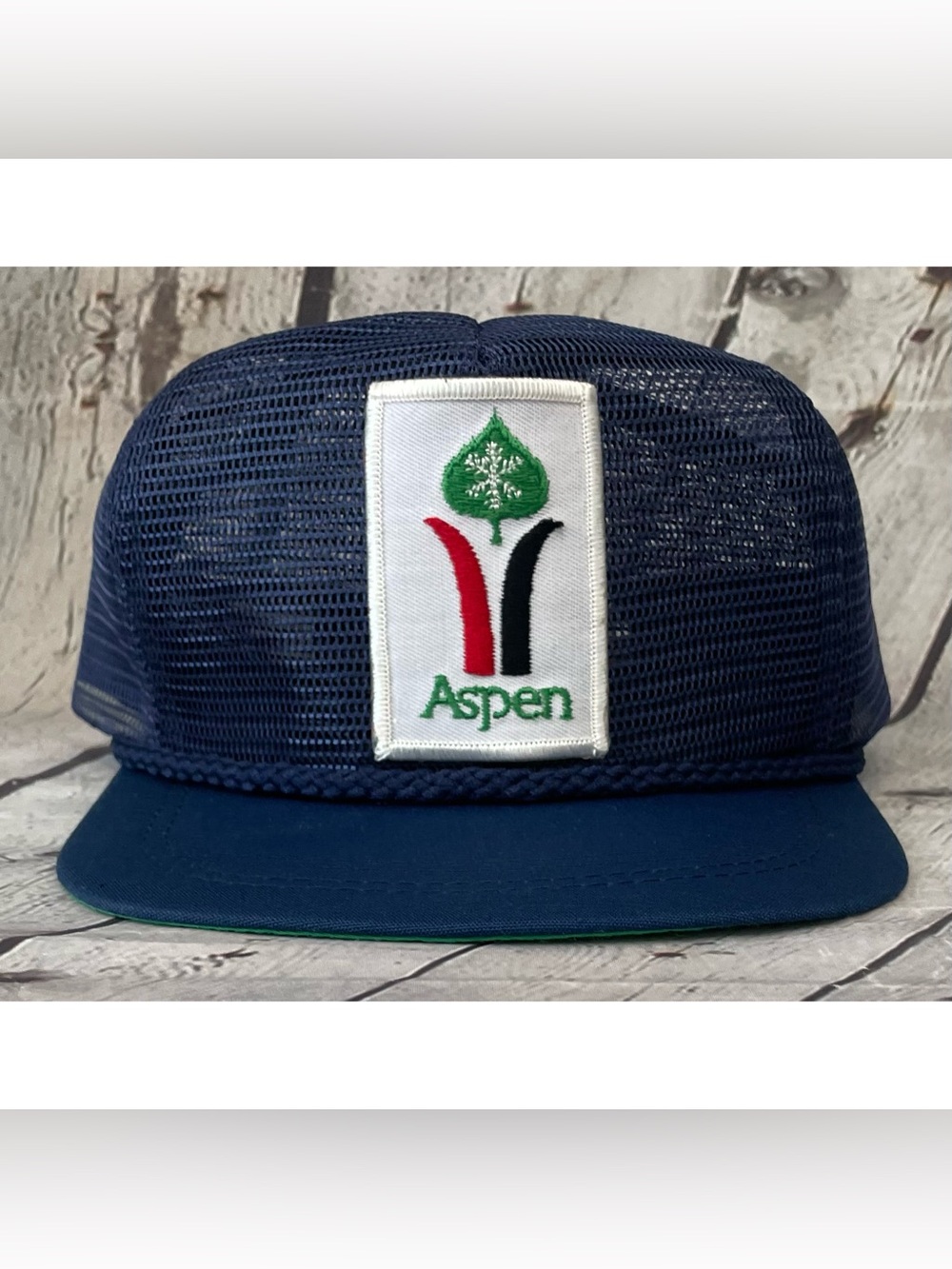 Vintage Ski Aspen Colorado Snapback Trucker Hat
